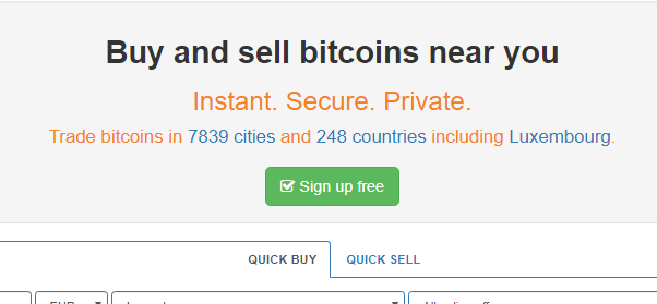 localbitcoins step 1