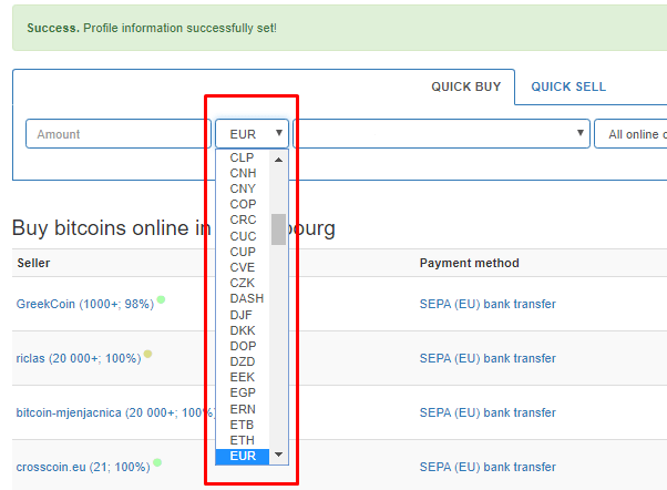 localbitcoins step 2